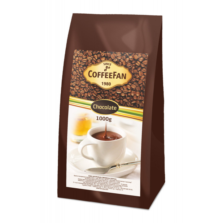 Кава "CoffeeFan" Chocolate зерно 1000г